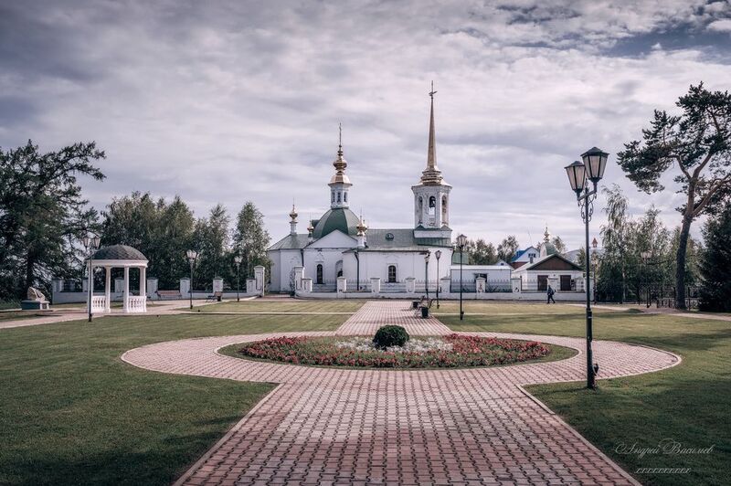храмы, соборы, городской пейзаж, архитектура, посёлок городского типа Берёзово, Ханты-Мансийский автономный округ Церковь Рождества Богородицы, посёлок городского типа Берёзово, Ханты-Мансийский автономный округ фото превью