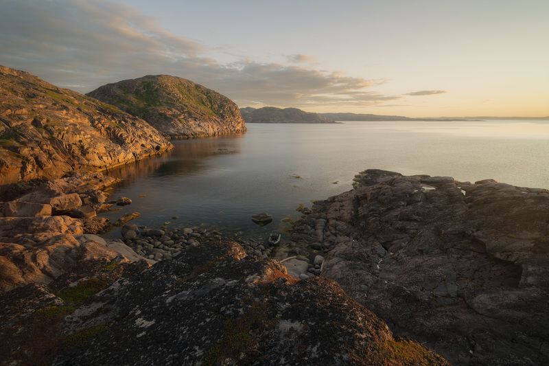 sea, barents, island, boating, sunset, northern, polar, kola, peninsula, Где то в Баренцевом море.photo preview