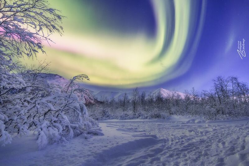 кольский, северное сияние На Коольскомphoto preview