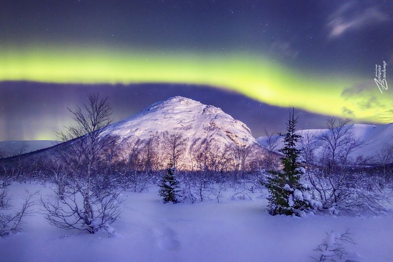 кольский, северное сияние На Кольскомphoto preview
