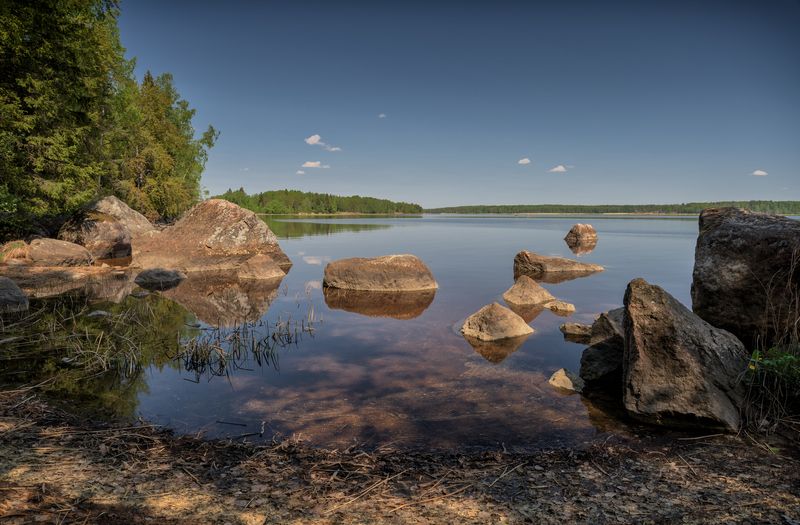 выборг парк монрепо весна photo preview