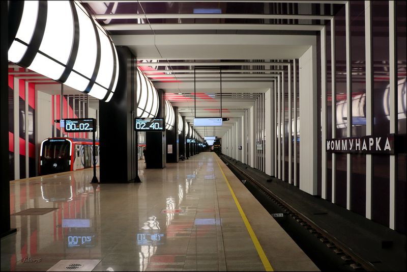 метро, москва, архитектура, транспорт, город, подземка станция метро Коммунаркаphoto preview