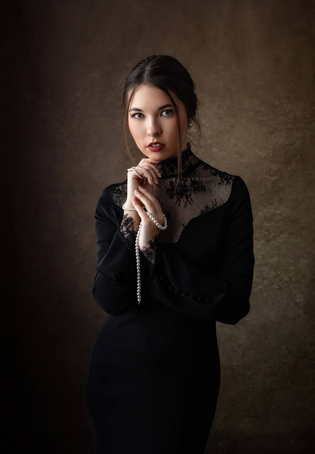 Портрет с бусами. Автор: Ирина Зиннурова , Ирина Зиннурова