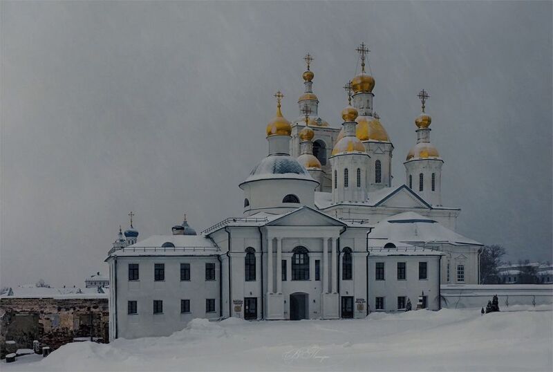 церкви колоколни купола Монастырьphoto preview