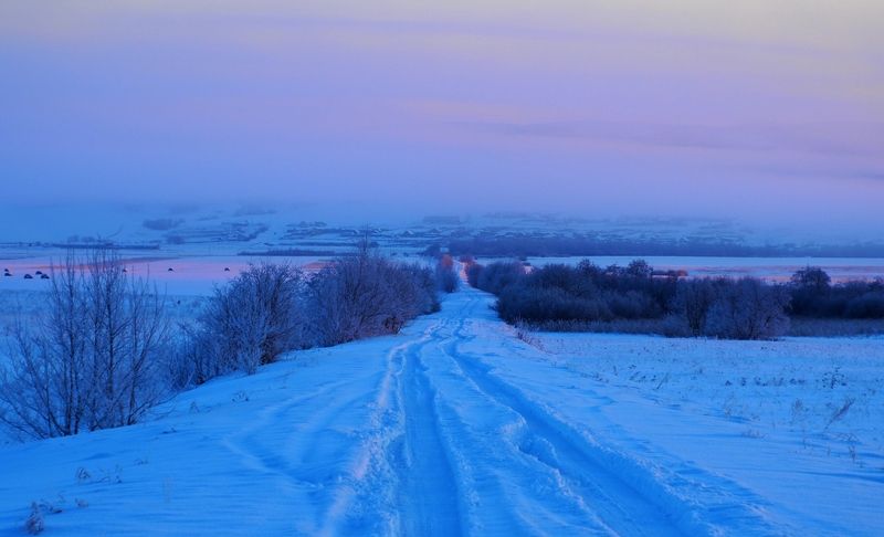 зима мороз Холодное красивое утроphoto preview