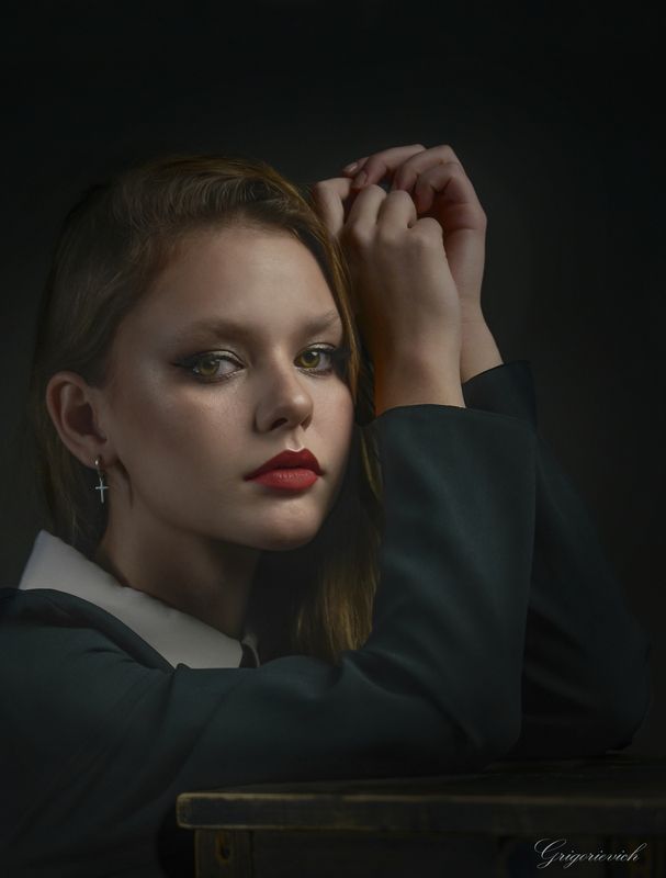 девушка. портрет. красота. глаза. Екатеринаphoto preview