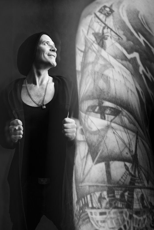 портрет, мужской портрет, чб портрет, ч/б, portrait, коллаж, черно-белое Корсарphoto preview