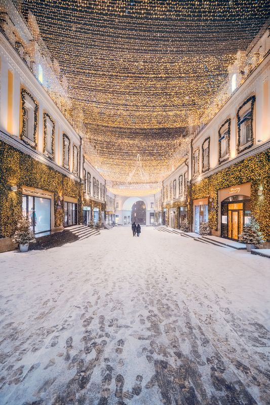 москва, зима, третьяковский проезд, новогодний город, новогодняя москва, moscow, winter, городской пейзаж Третьяковский проездphoto preview
