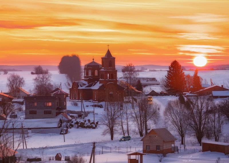 Утро в Рождество.photo preview