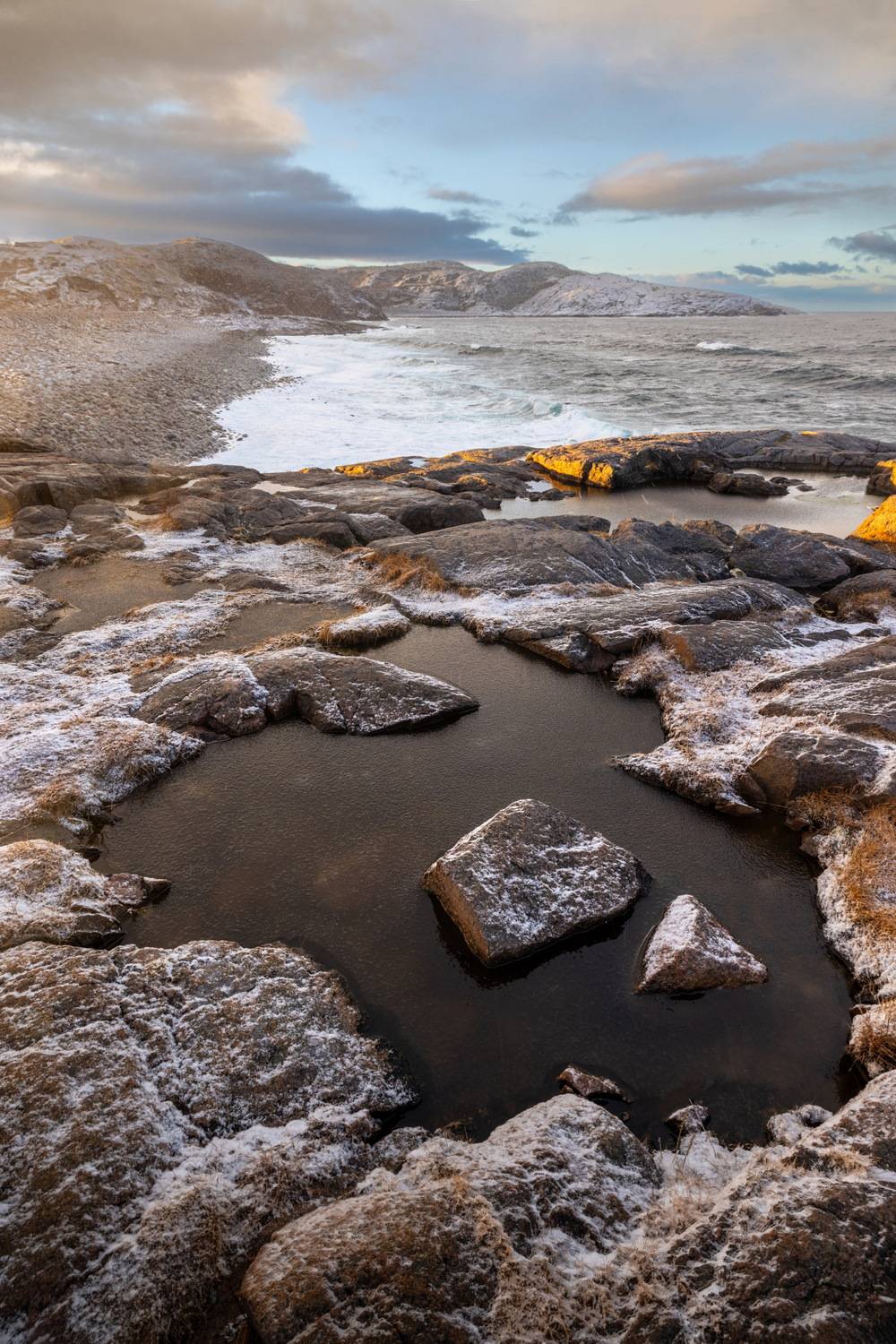 Россия, Кольский, море, рассвет, russia, sea, north, Mikhail Konarev