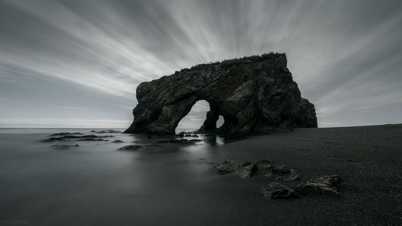 сахалин, дальний восток, россия, sakhalin, russia, far east, мыс птичий Сахалин - мыс Птичий ночьюphoto preview