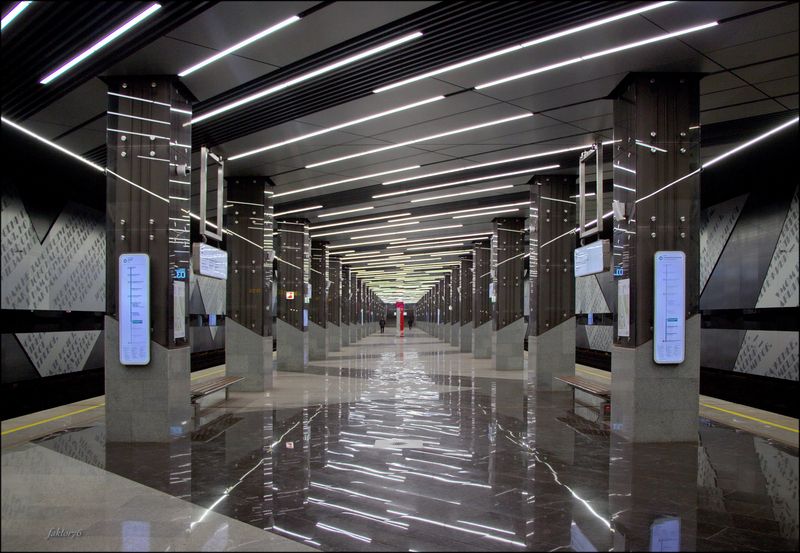 метро, москва, архитектура, транспорт, город, подземка станция метро Тютчевская. Москва фото превью