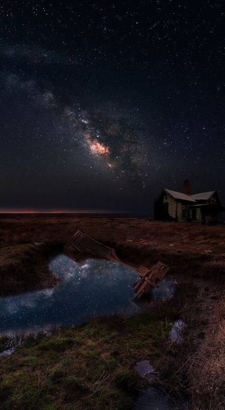 Milky way, Stars hunting lodgephoto preview