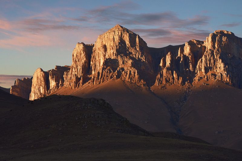 баксанское ущелье, кабардино-балкария Скалистый хребет фото превью