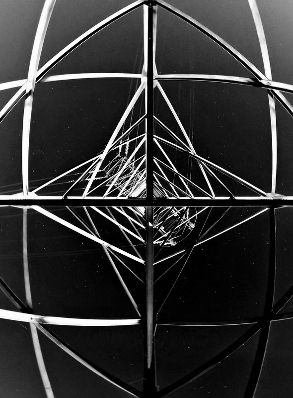 Абстракция Геометрия Черно-белое Монохром Перспектива Глубина Линии Оп-арт Архитектура Контраст Геометрическая безднаphoto preview