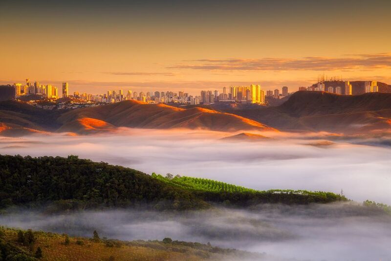 #landscape #city #nature City in the Cloudsphoto preview