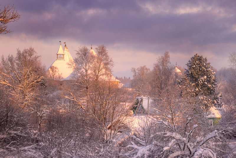 зимнее утро в Старой Ладоге...photo preview