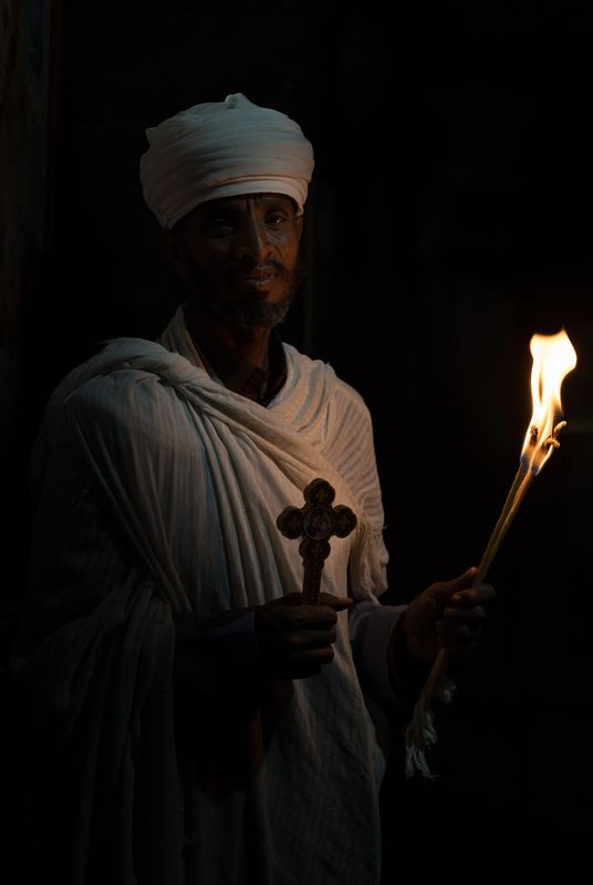 эфиопия, священник, церковь Православный священник в эфиопииphoto preview
