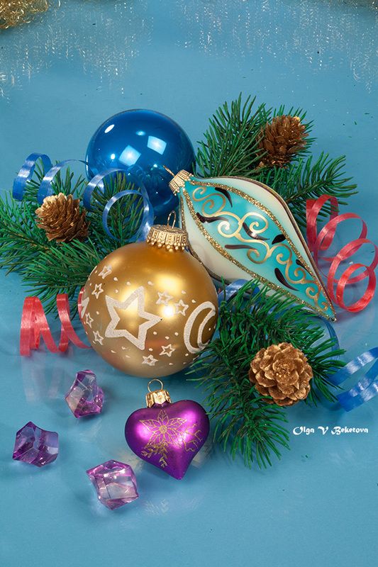 Новогодняя композиция фото превью