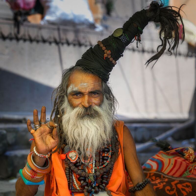 индия, стрит, india, varanasi, варанаси, портрет, сатху, мужчина photo preview