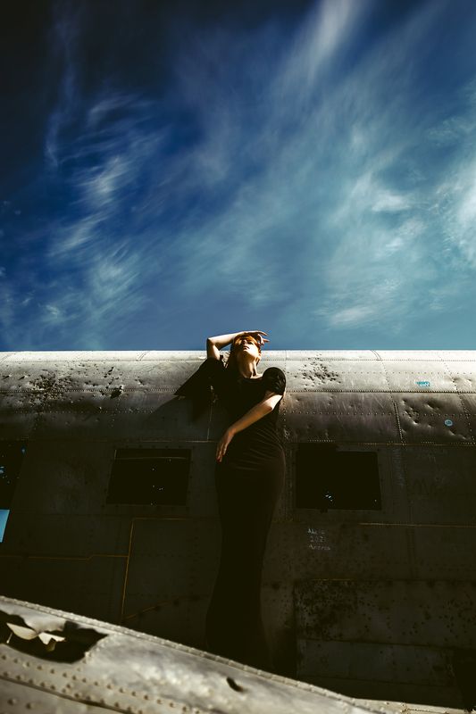 woman, portrait, fashion, beauty, outdoors Taking off into the unknownphoto preview
