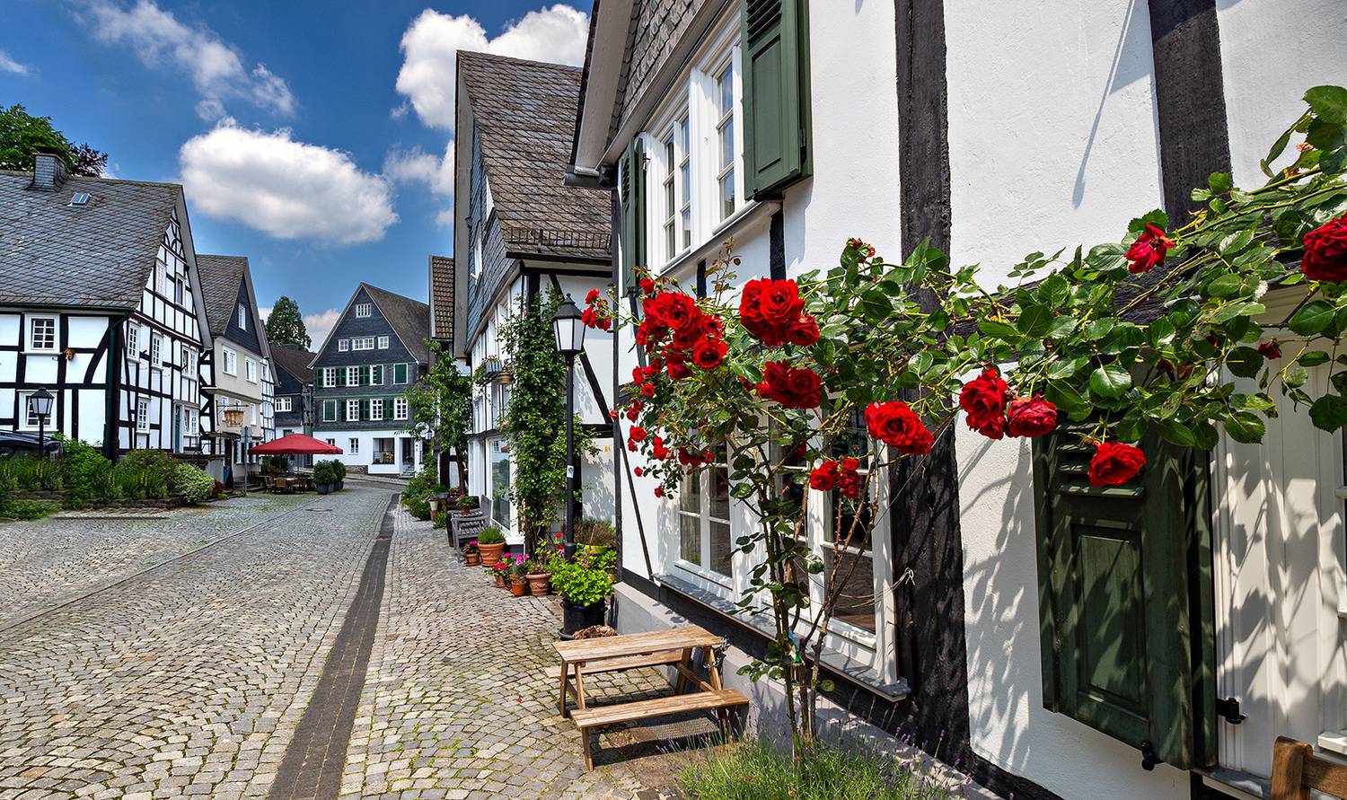 Провинция. Автор: Виктор Климкин германия, фройденберг, freudenberg,(зигерланд), город, улица, фахверк, Виктор Климкин