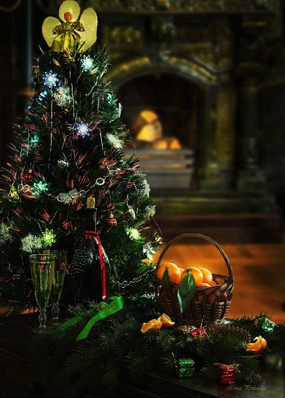 натюрморт, Старый Новый год, праздник, зима С первого по тринадцатое старых ищу друзей...photo preview