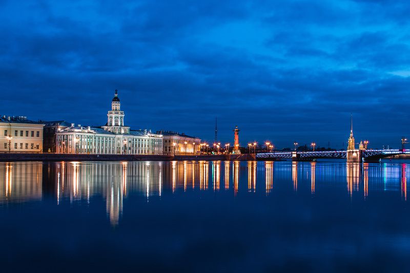 Санкт-Петербург, Питер, Нева, город на Неве Зеркало Невы фото превью