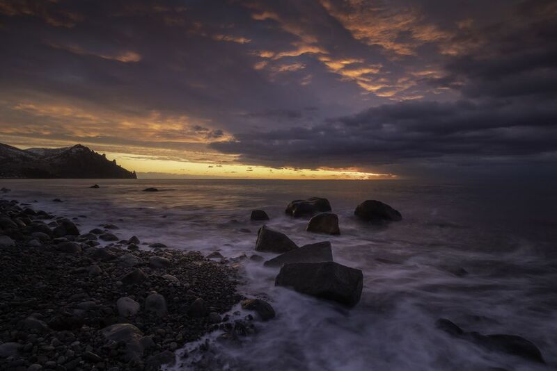 Рассвет с видом на Кара-Даг.photo preview