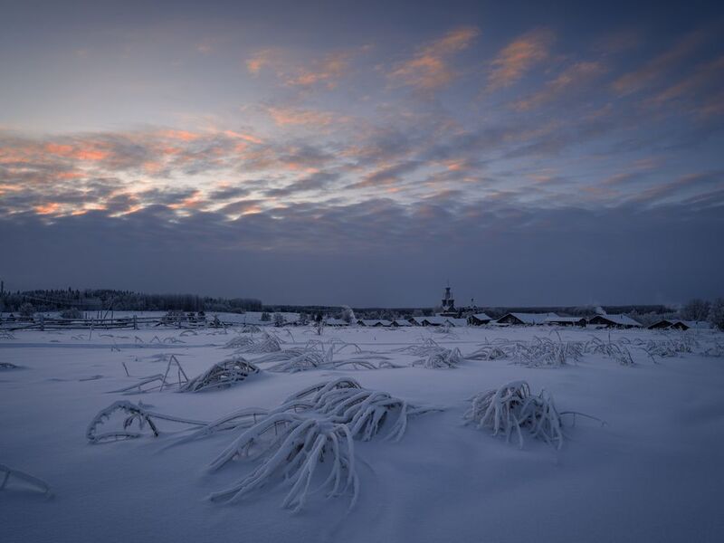 кимжа, архангельская область, утро, рассвет Щупальцаphoto preview