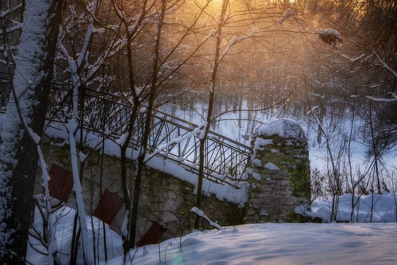 Тишина зимнего вечера.photo preview