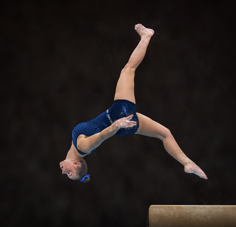#gymnastics #sport #sports_photography The Dismountphoto preview