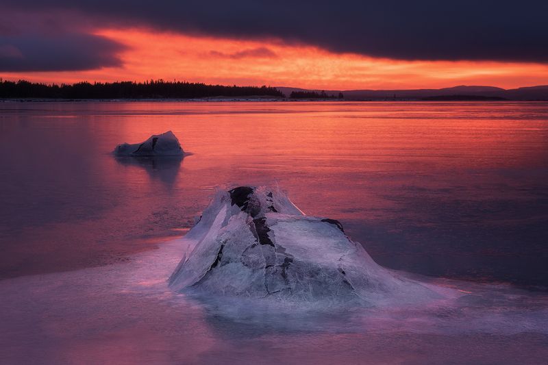 Закат на Кольскомphoto preview