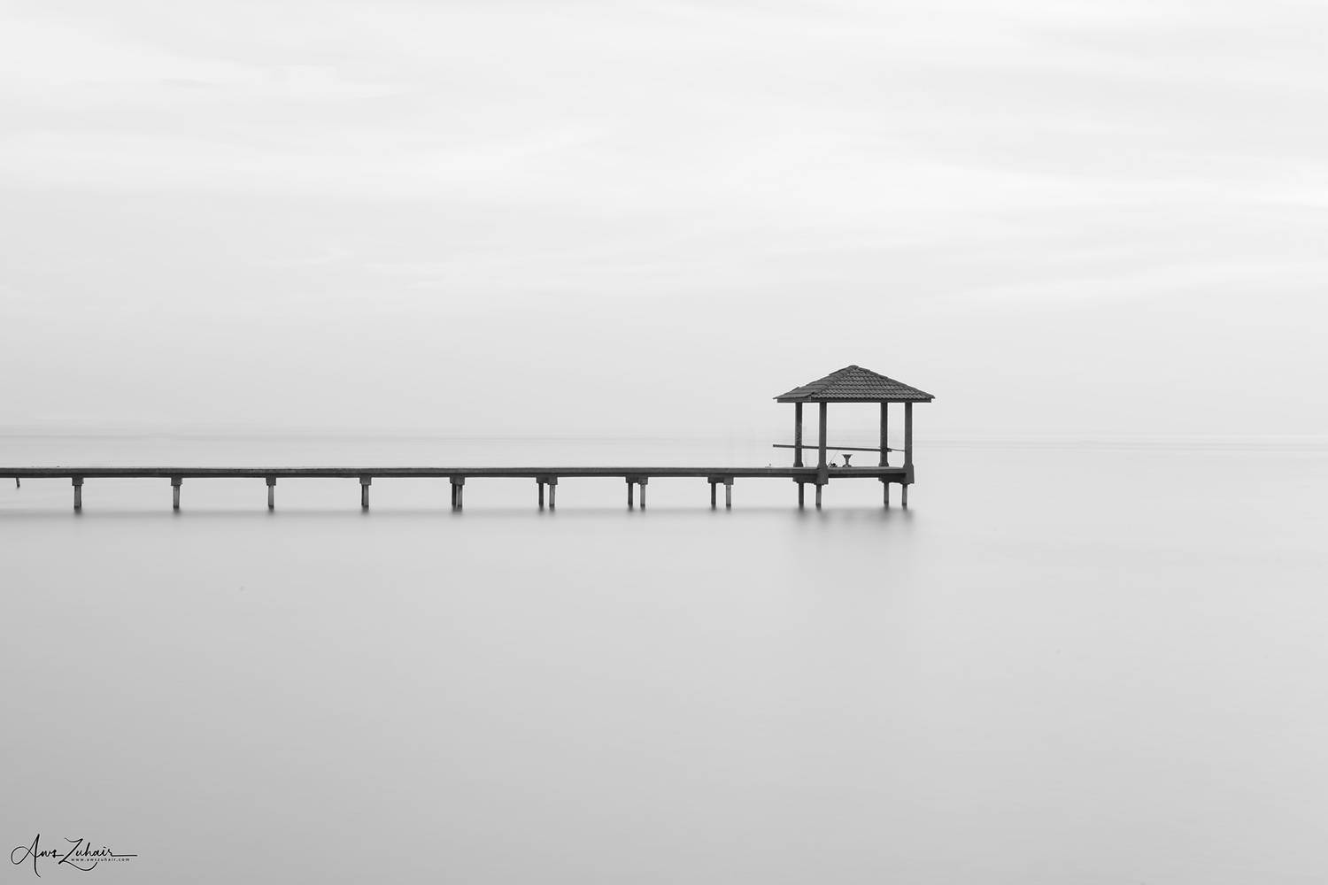 The Jetty. Автор: Aws Zuhair seascape, Aws Zuhair