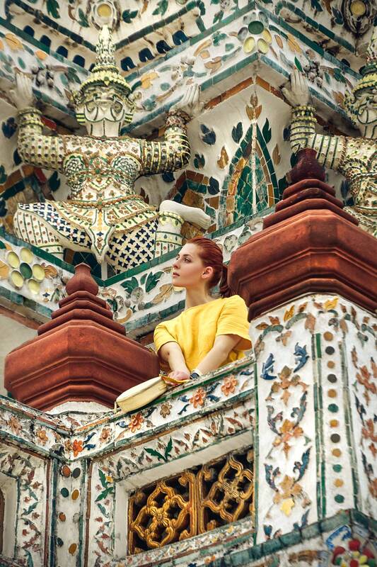 woman, portrait, fashion, beauty, outdoors Culture carved in color and stone фото превью