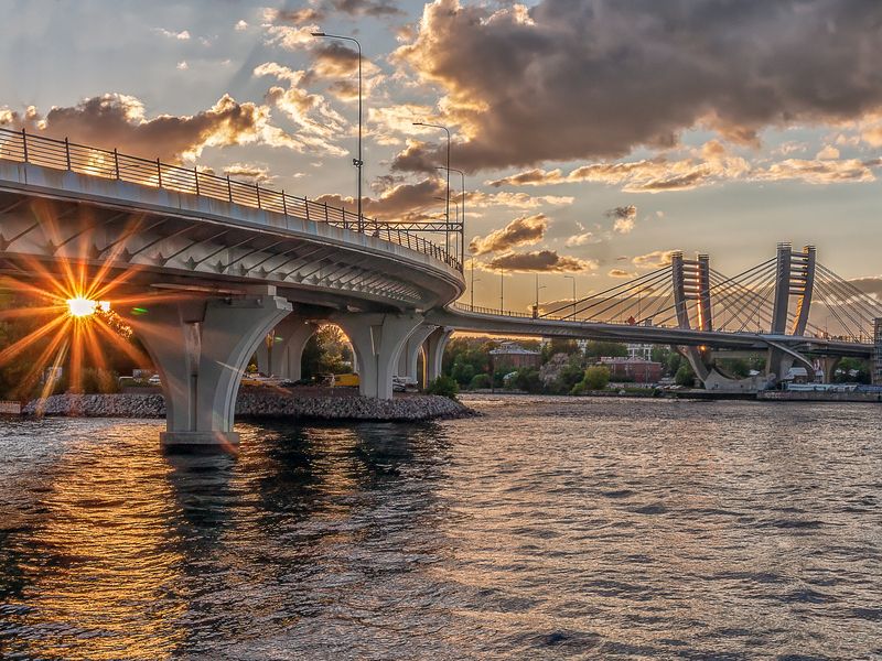 Мост Бетанкура и закатphoto preview