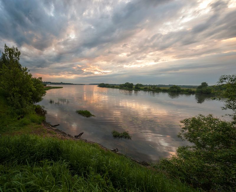 Пейзаж, Природа, Река Волга, Река Дубна У природы нет плохой погоды.photo preview