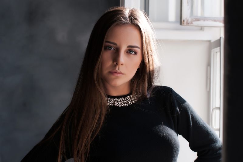 девушка, красивая девушка, портрет, студия Лера и ее глазаphoto preview