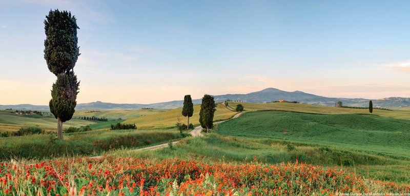 italy, tuscany, nature, landscape Orcia valley. Tuscany.photo preview