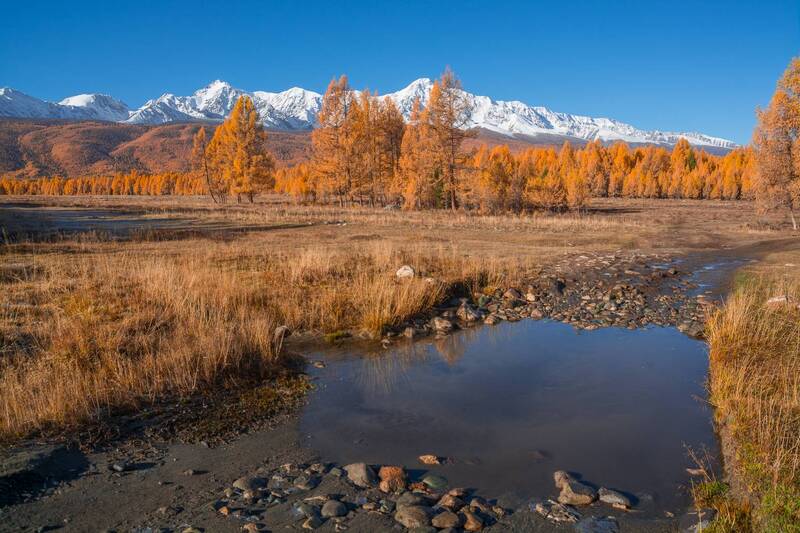 россия, горный алтай,ручей,осень Переправа :)photo preview