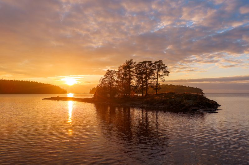 Валаам Закат на Валаамеphoto preview