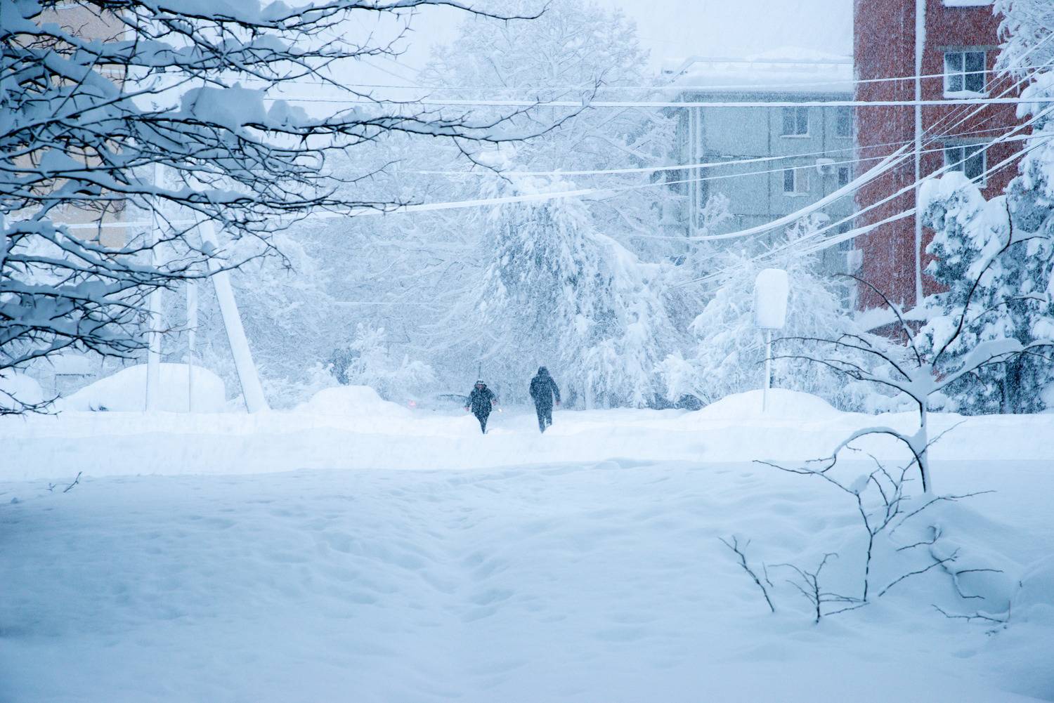 зима, пейзаж, город, снег, сенгопад, Alexander Ornatskiy