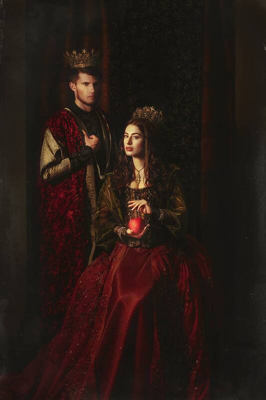 женский портрет, девушка, жанр, жанровый  портрет, царство, княжна, королевство, костюм, цвет, история, сказка Катаринаphoto preview