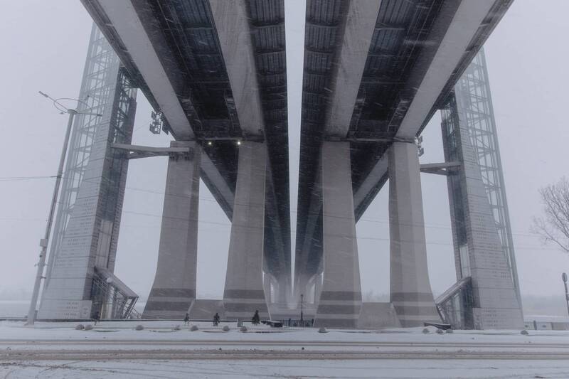 Ворошиловский мост через реку Дон.photo preview