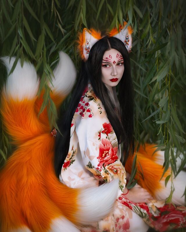 фотограф юлия дюдина, фотограф нижний новгород, арт фотограф,  волшебная фотосессия, фотосессия ведьма, фотосессия Кицунэ Кицунэphoto preview