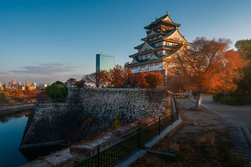 Рассвет у замка фото превью