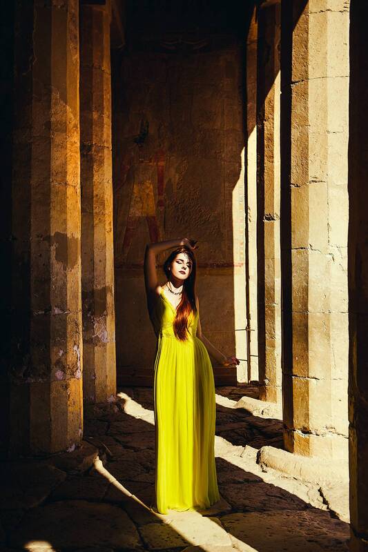 woman, portrait, fashion, beauty, outdoors This temple whispers tales of a queenphoto preview