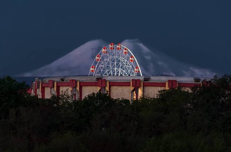 кавказ, кмв, кавказские минеральные воды, ессентуки, горы, ночь, эльбрус Еще ночь фото превью