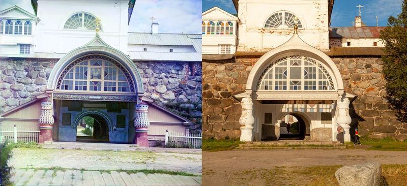 Соловецкий монастырь,прокудин-горский Перекличка вековphoto preview