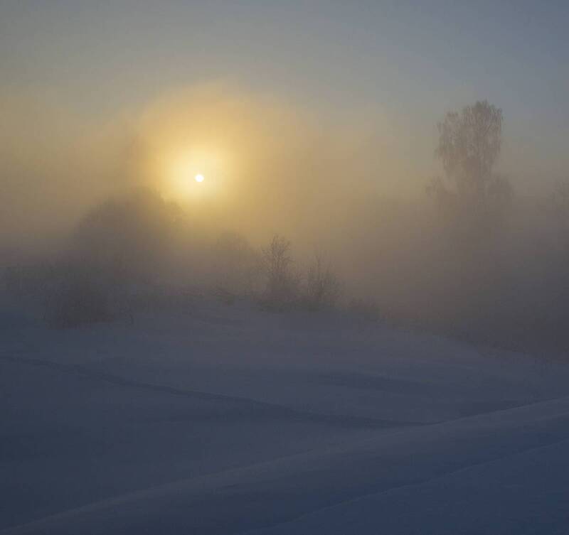 утро, рассвет, зима, истра Рассветом ночь сгоритphoto preview